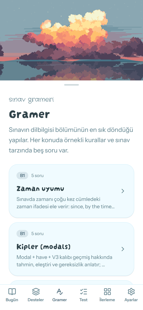 Gramer konuları
